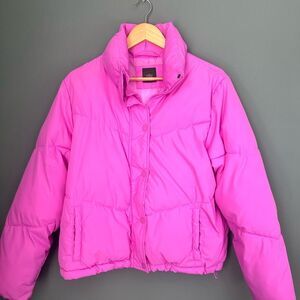 Wild Fable Bright Puffer Jacket size M